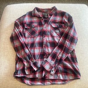 Men’s XXL Fox Racing Flannel Long Sleeve Button Down